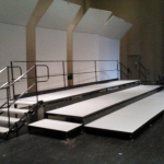 Tiered stage rental in Wisconsin